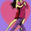 Romantic Dancers Pop Art Paint By Numbers