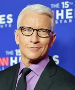 The American Broadcaster Anderson Cooper Paint By Numbers