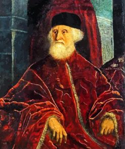 The Procurator Jacopo Soranzo Portrait By Tintoretto Paint By Numbers