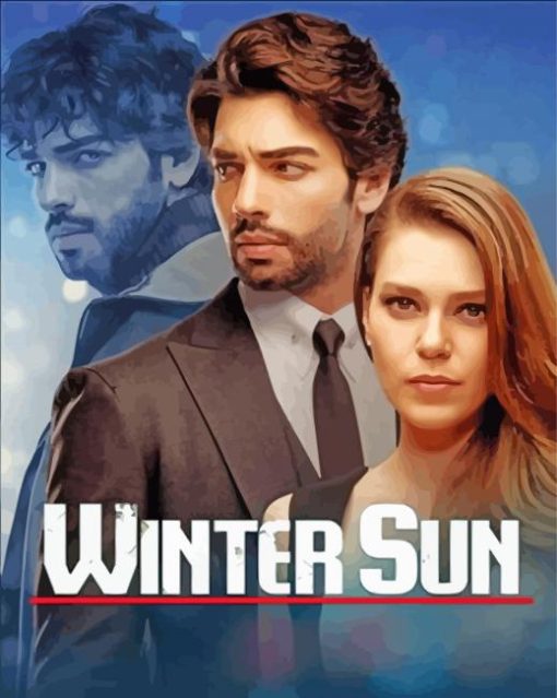 Winter Sun Poster Paint By Numbers