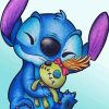 Baby Stitch And Doll Paint By Numbers