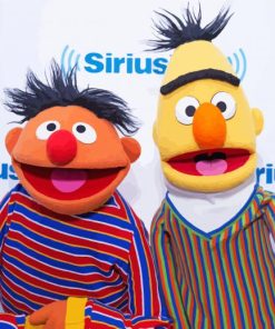 Bert And Ernie Paint By Numbers