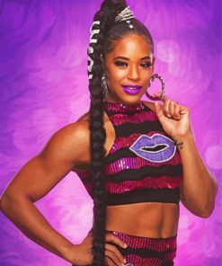 Bianca Belair Crawford Paint By Numbers