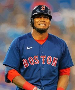 Boston Red Sox Baseball Team Player Paint By Numbers