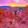 Bryce National Park At Sunset Paint By Numbers