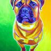 Bull Mastiff Art Paint By Numbers