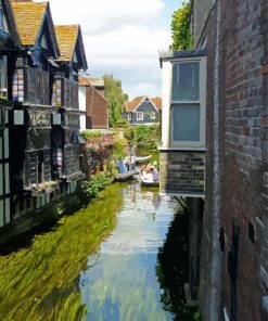 Canterbury Canal Paint By Numbers