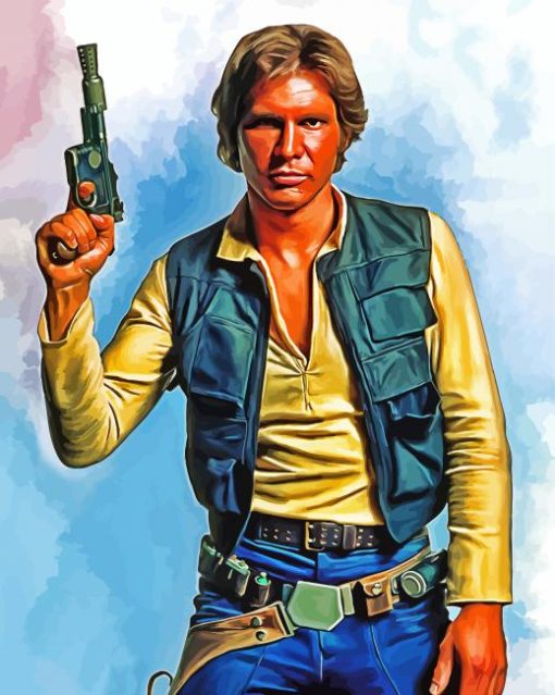 Captain Han Solo Paint By Numbers