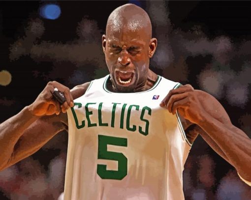 Celtics Player Kevin Garnett Paint By Numbers