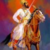 Chhatrapati Shivaji Maharaj Art Paint By Numbers