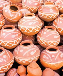 Clay Pots Paint By Numbers