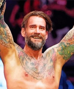 CM Punk Paint By Numbers