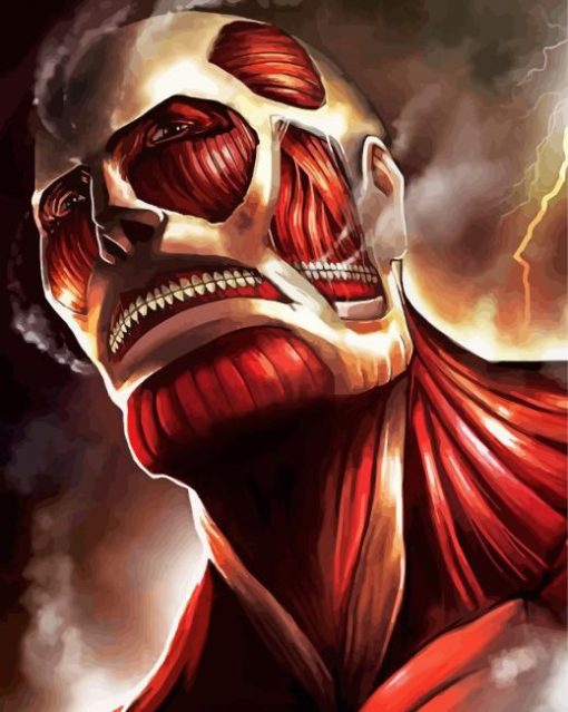 Colossal Titan Bertholdt Paint By Numbers