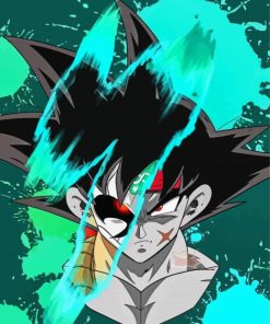 Cool Bardock Paint By Numbers