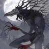 Creepy Wendigo Art Paint By Numbers