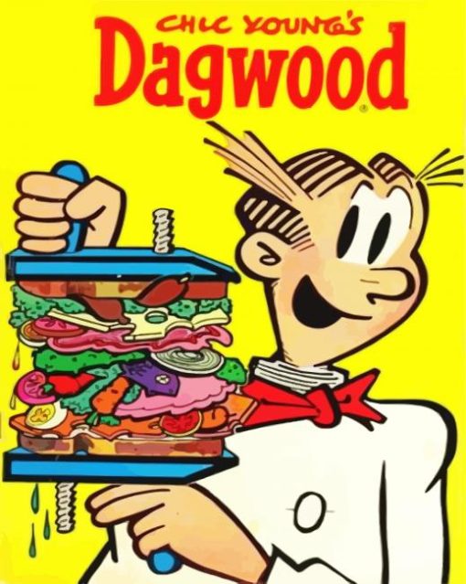 Dagwood Bumstead Poster Paint By Numbers