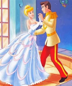 Disney Cinderella And Prince Dancing Paint By Numbers