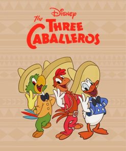 Disney The Three Caballeros Poster Paint By Number