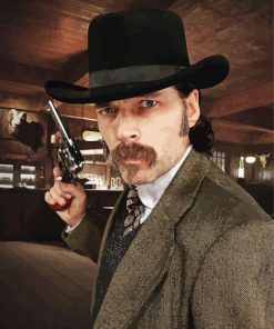 Doc Holliday Gunfighter Paint By Numbers