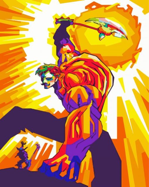 Escanor Pop Art Paint By Numbers