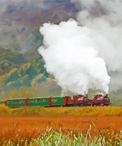 Ffestiniog Train Paint By Numbers