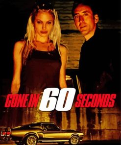 Gone in 60 Seconds Poster Paint By Numbers