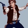 Han Solo Art Paint By Numbers