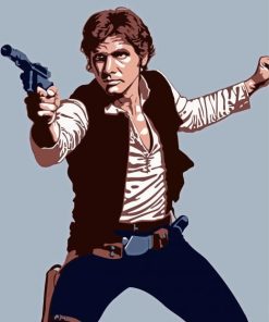 Han Solo Art Paint By Numbers