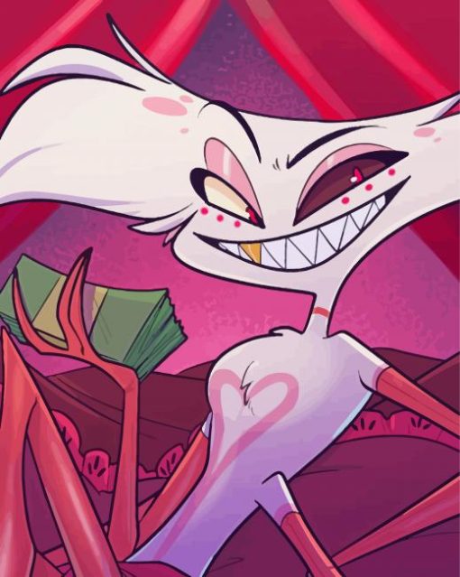 Hazbin Hotel Angel Dust Spider Demon Paint By Numbers