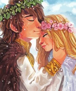 Hiccup And Astrid Wedding Paint By Numbers