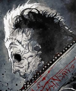 Horror Movie Texas Chainsaw Massacre Paint By Numbers