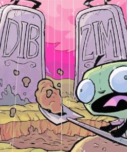 Invader Zim Paint By Numbers