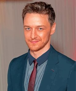 James Mcavoy Scottish Actor Paint By Numbers