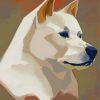 Jindo Dog Head Art Paint By Numbers