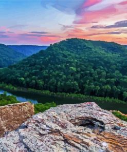 Kentucky Mountains Landscape Paint By Numbers