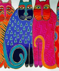 Laurel Burch Cat Paint By Numbers