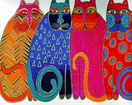 Laurel Burch Cat Paint By Numbers