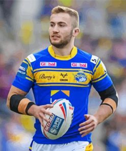 Leeds Rhinos Rugby Player Paint By Numbers