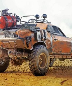 Mad Max Car Paint By Numbers