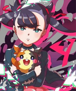 Marnie Pokemon Sword and Shield Video Game Paint By Numbers