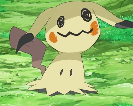 Mimikyu Pokemon Paint By Numbers