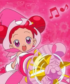 Ojamajo Doremi Harukaze Character Paint By Numbers