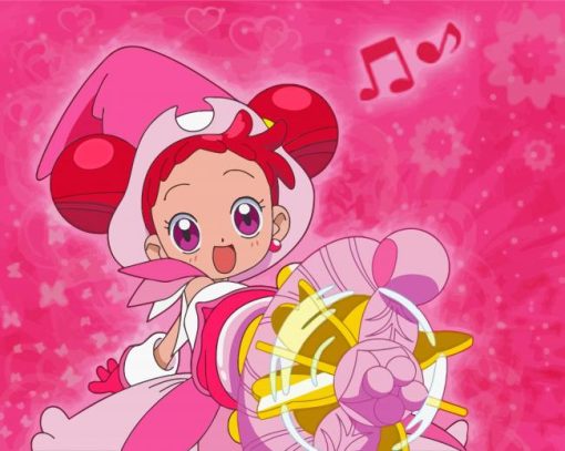 Ojamajo Doremi Harukaze Character Paint By Numbers