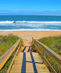 Path To The Sea Beach Paint By Numbers