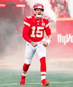 Patrick Mahomes Kansas City Paint By Numbers