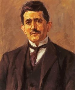 Portrait Of The Publisher Bruno Cassirer By Max Liebermann Paint By Numbers