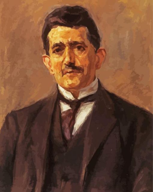 Portrait Of The Publisher Bruno Cassirer By Max Liebermann Paint By Numbers