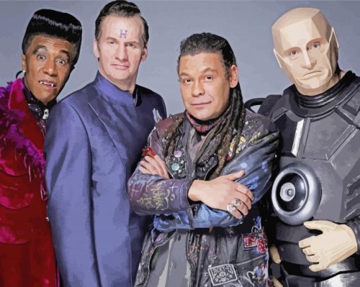 Red Dwarf Characters Paint By Numbers