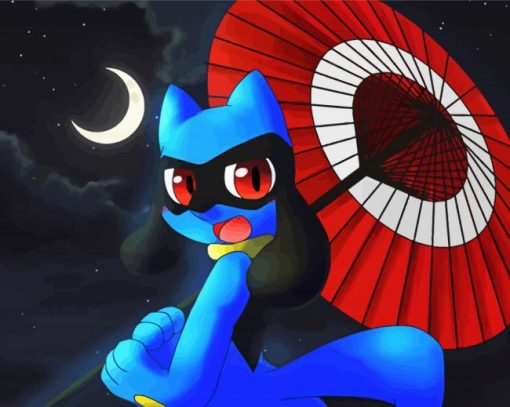 Riolu Animation Paint By Numbers