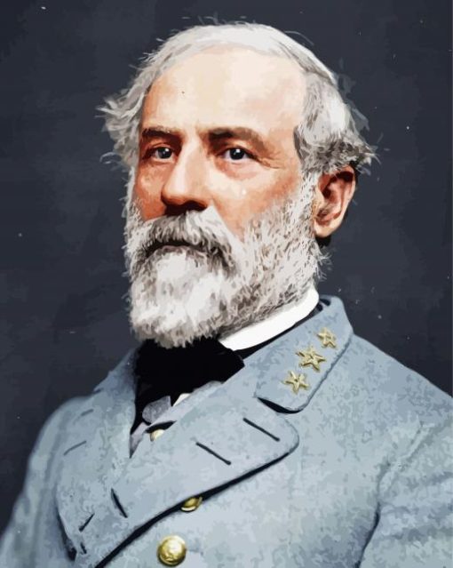 Robert E Lee Paint By Numbers